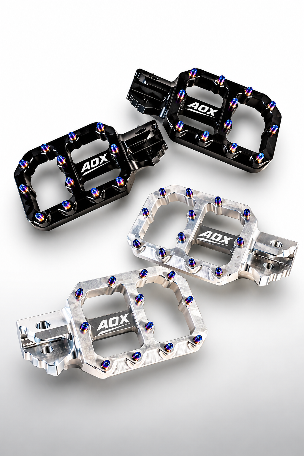 Titanium Wide Pegs (ALL E-Motos)